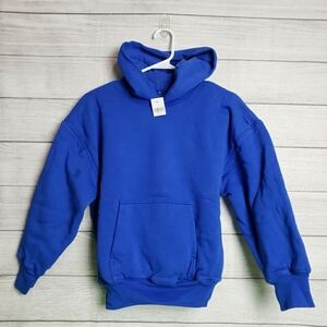NWT Yzy Yeezy x‎ Gap Double Layer Pull Over Boys Hoodie Lg 10/11